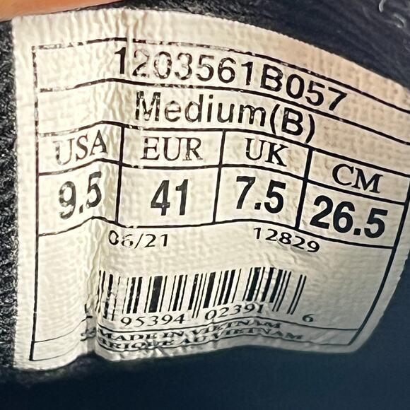 Brooks Ghost 14 Black White Athletic Running Shoes 1203561B057 Women's Size 9.5 - Picture 10 of 11